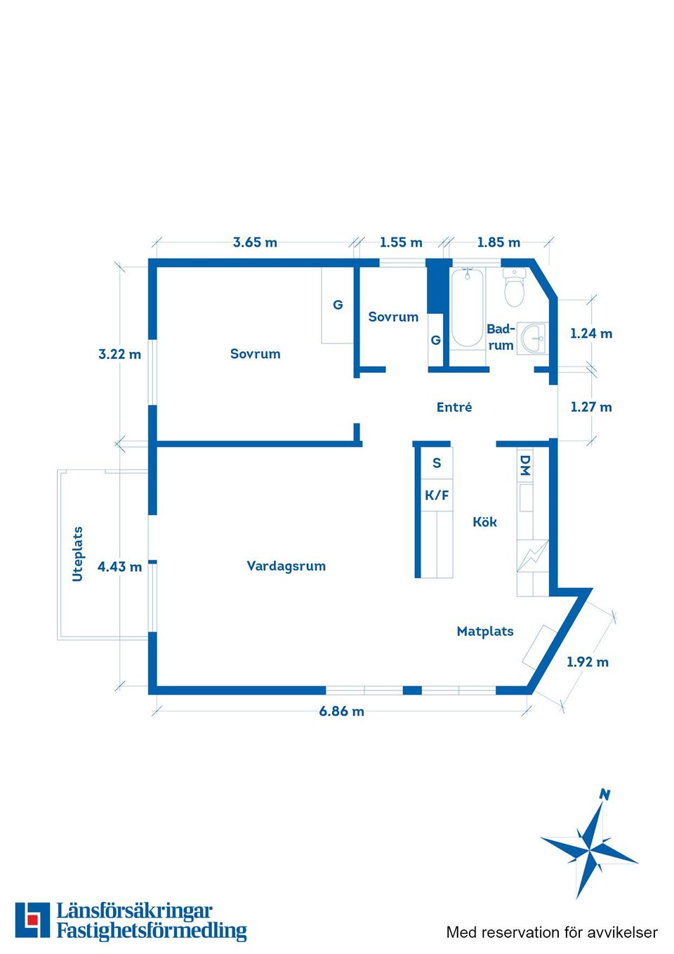 Bostadsrätt, Sahlingatan 17, Björkelund, Motala