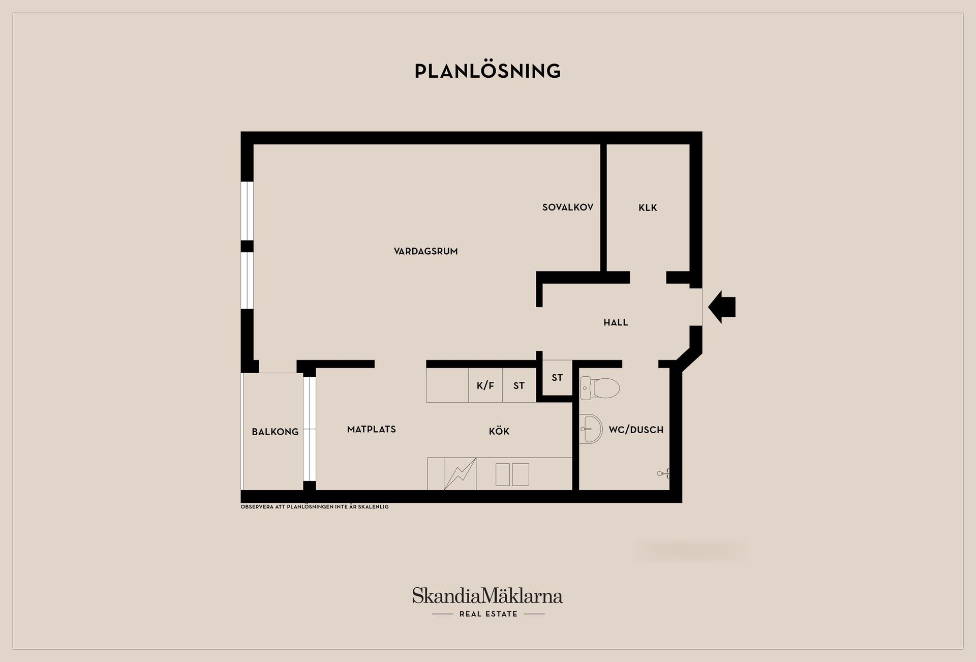 Bostadsrätt, Noachsgatan 14A, Eskilstuna