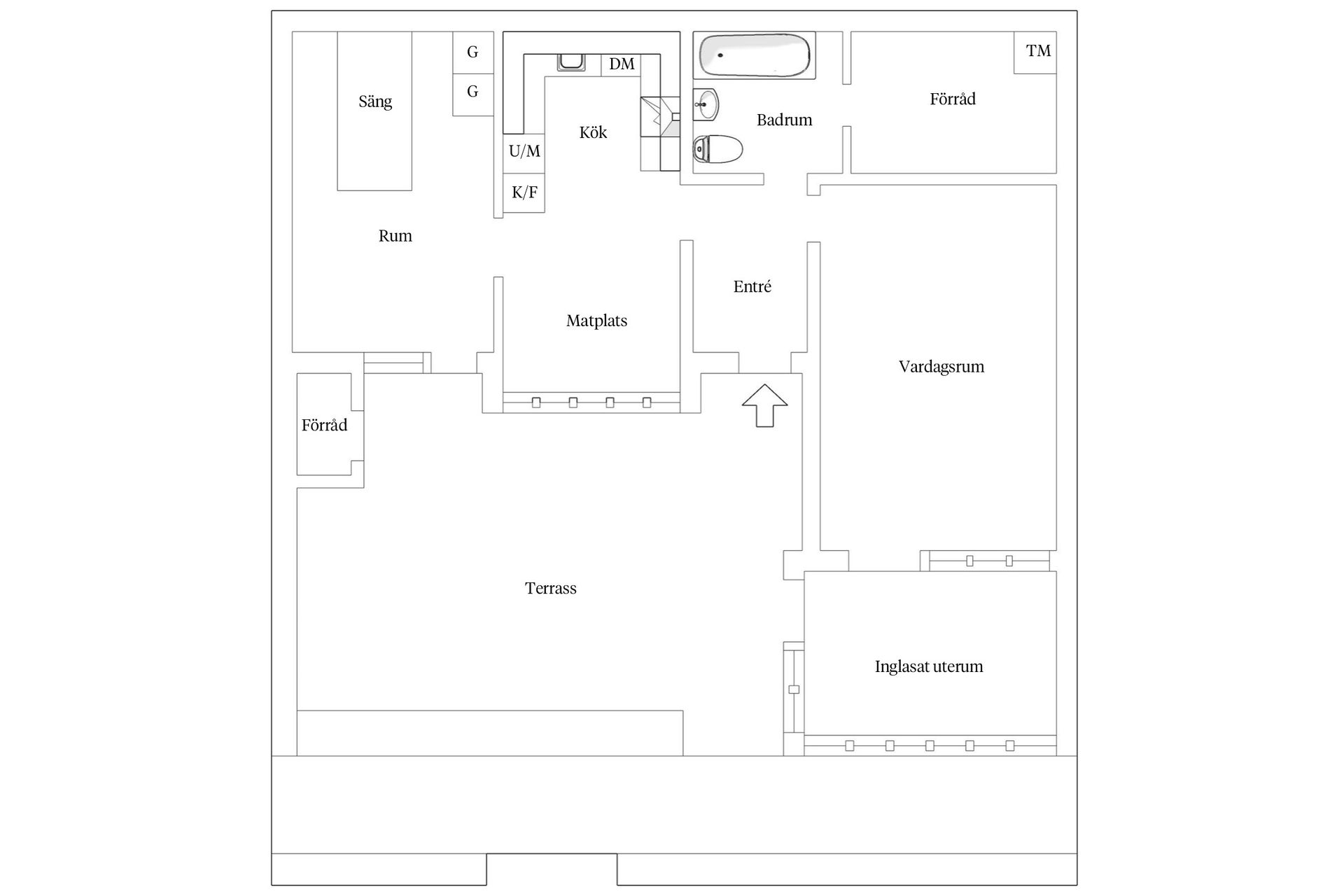 Bostadsrätt, Gudöterrassen 532, Tyresö