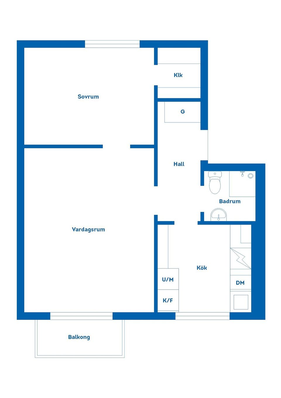 Bostadsrätt, Erik Dahlbergsvägen 38B, Karlshamn Centrum, Karlshamn