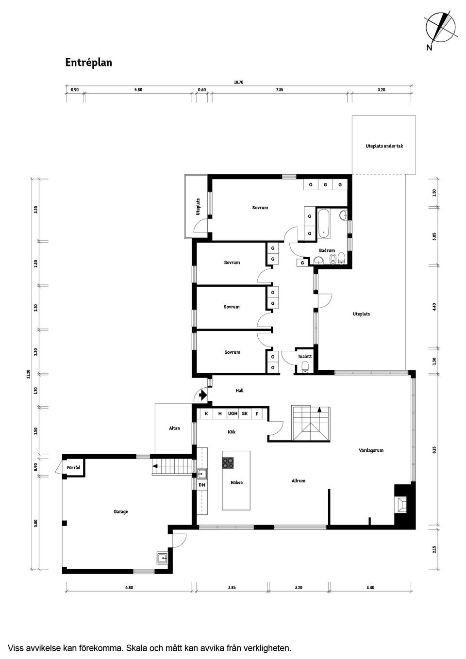 Villa, Samuel Bagges väg 26A, Aspenäs, Lerum