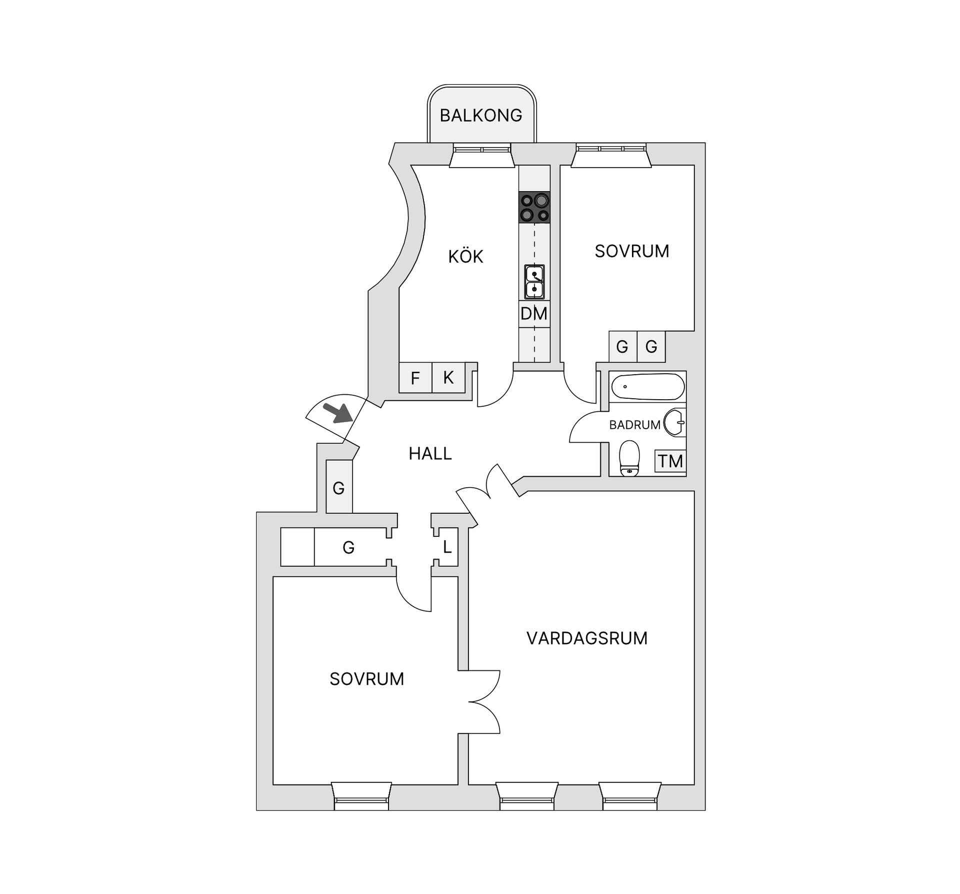 Bostadsrätt, Sankt Göransgatan 78, vån 3, Kungsholmen Fridhemsplan, Stockholm
