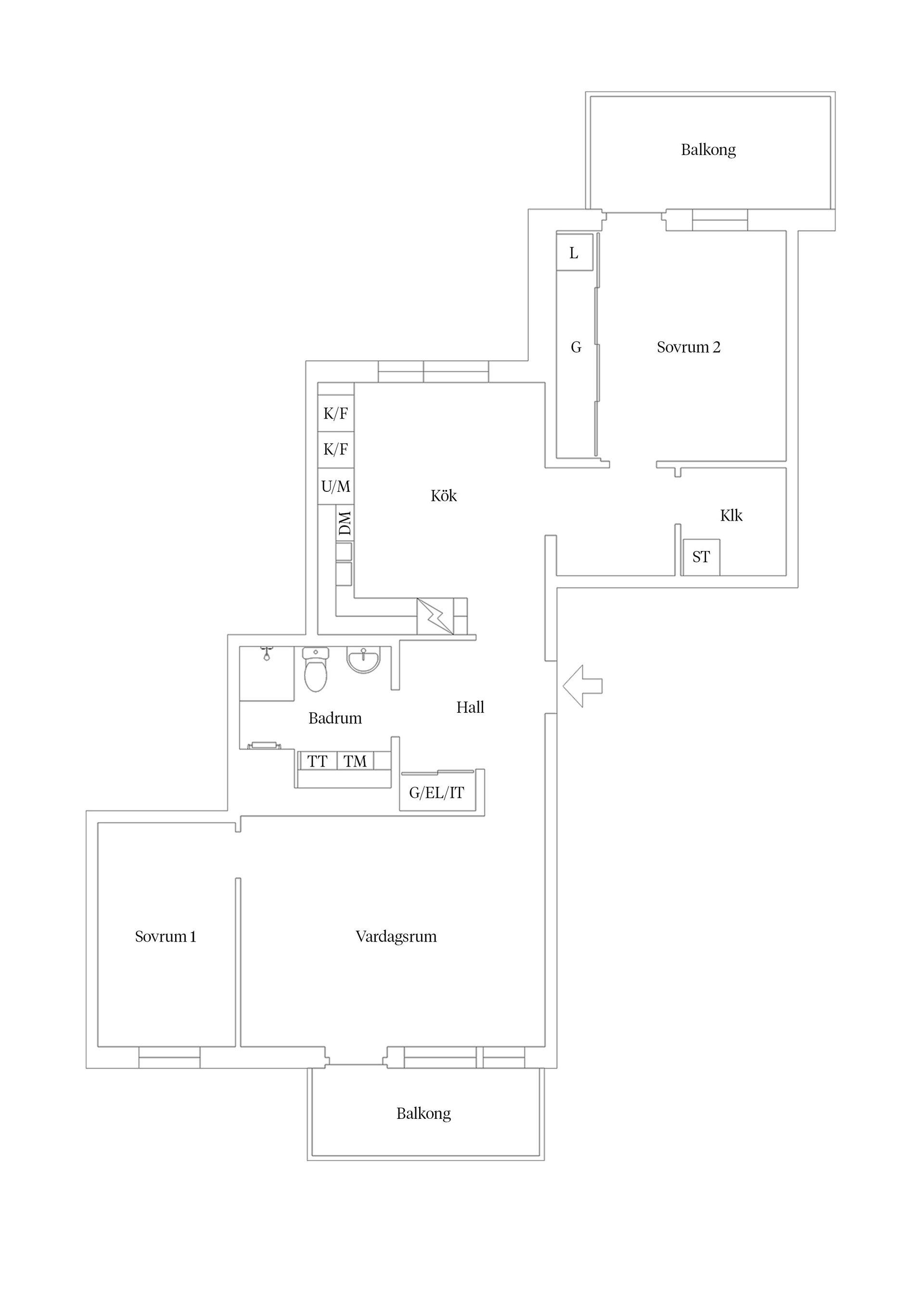 Bostadsrätt, Kungsgatan 66A, Kungsängen, Uppsala