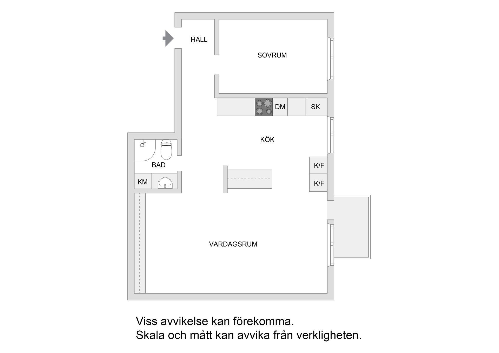Bostadsrätt, Esplanaden 18, 2 tr!, Centrala Sundbyberg, Sundbyberg