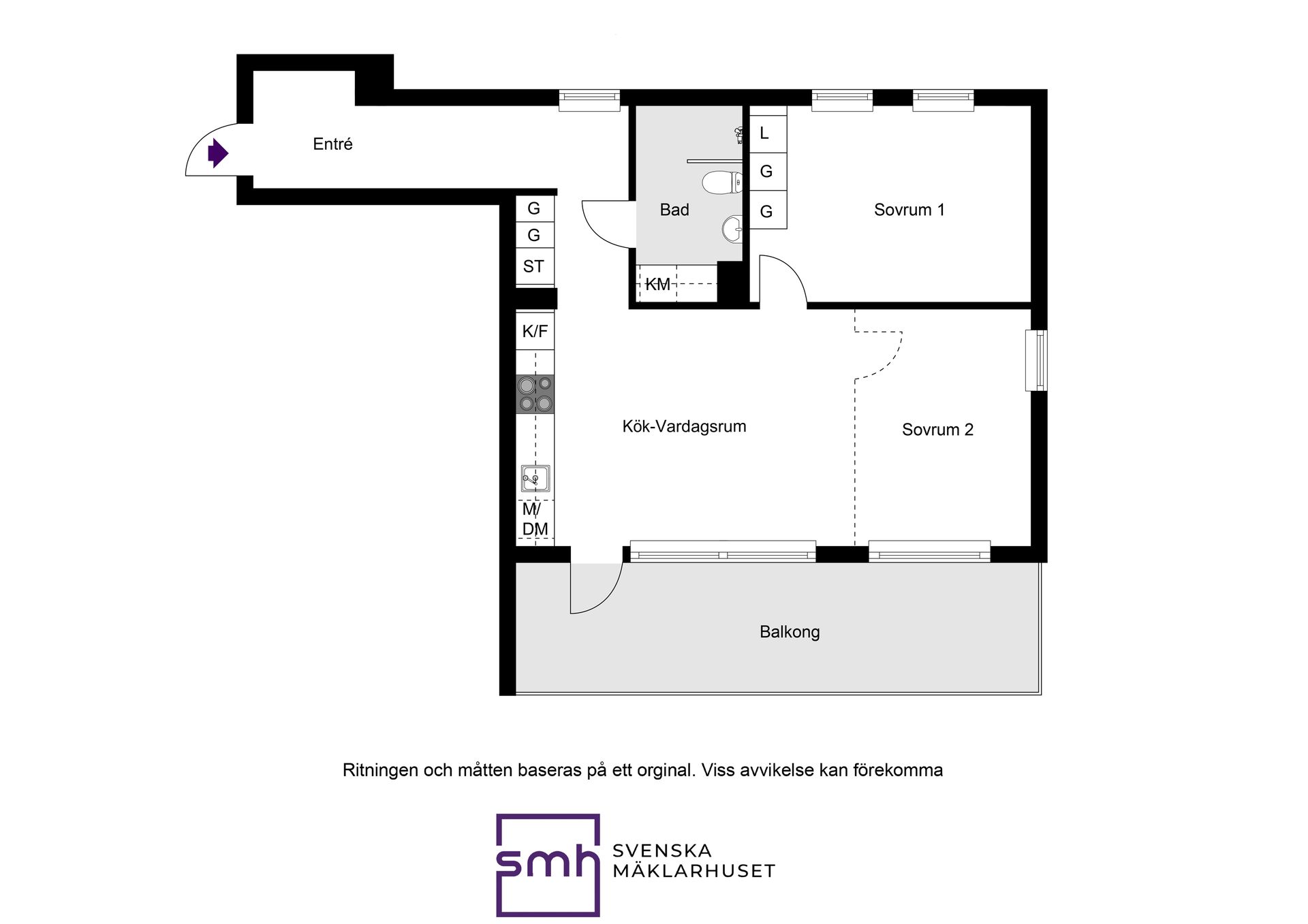 Bostadsrätt, Mariehällsvägen 30K, Bromma / Mariehäll, Stockholm