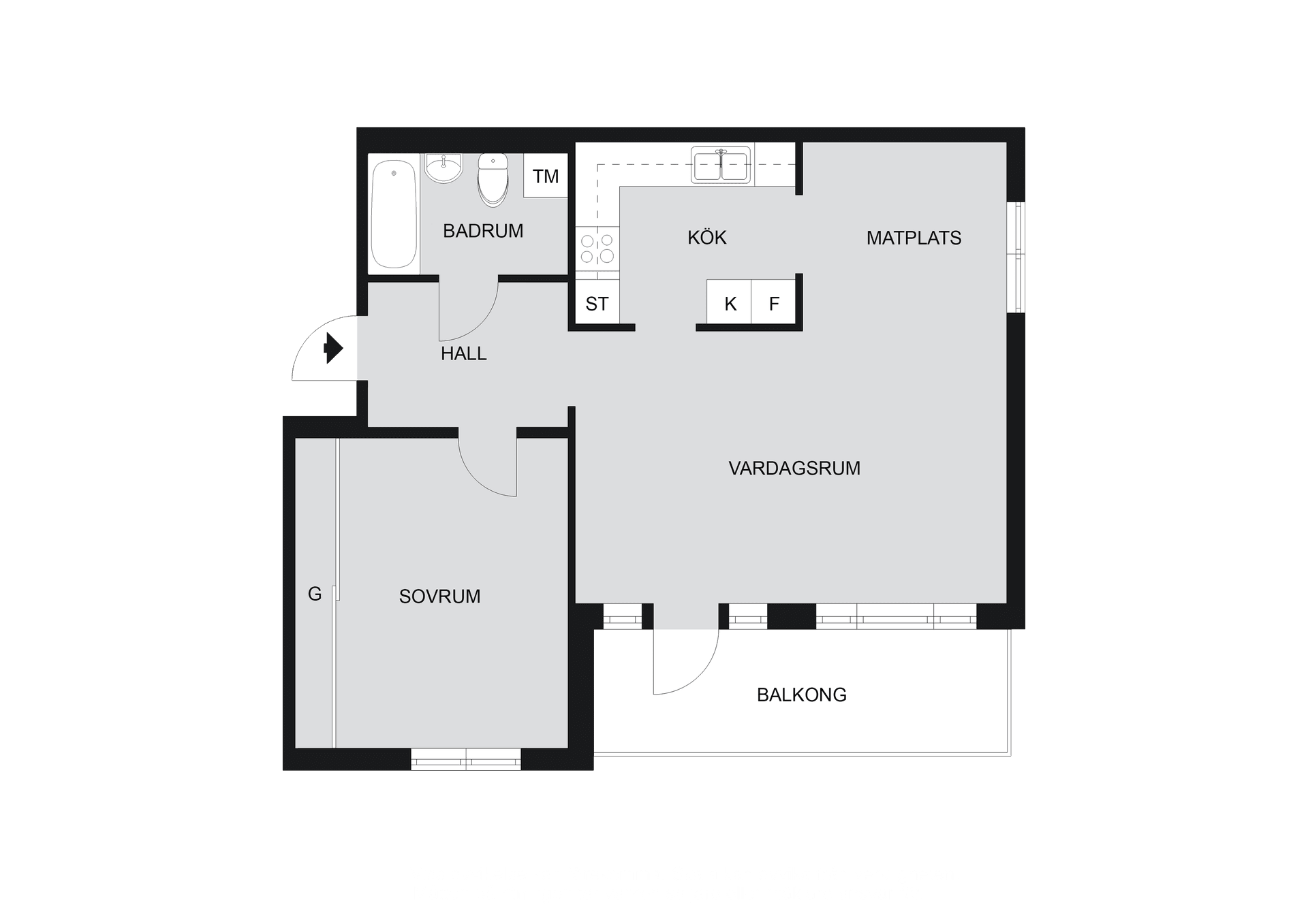 Bostadsrätt, Blekholmsterrassen 11, vån 5, Norrmalm - Kungsholmen - City, Stockholm