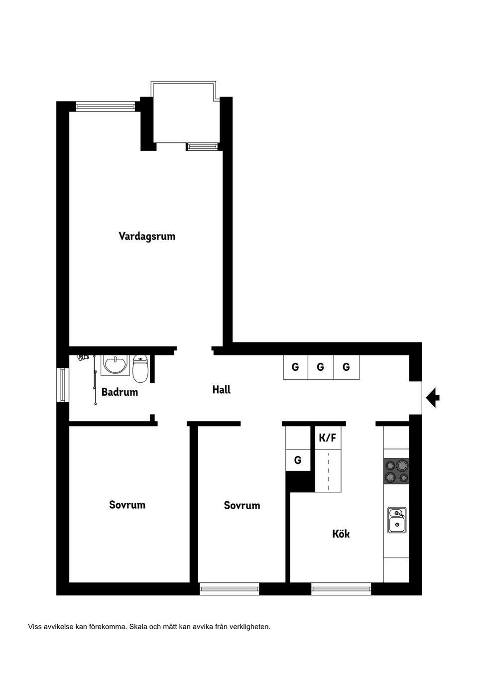 Bostadsrätt, Humlegårdsvägen 35, Visby - Länna, Gotland