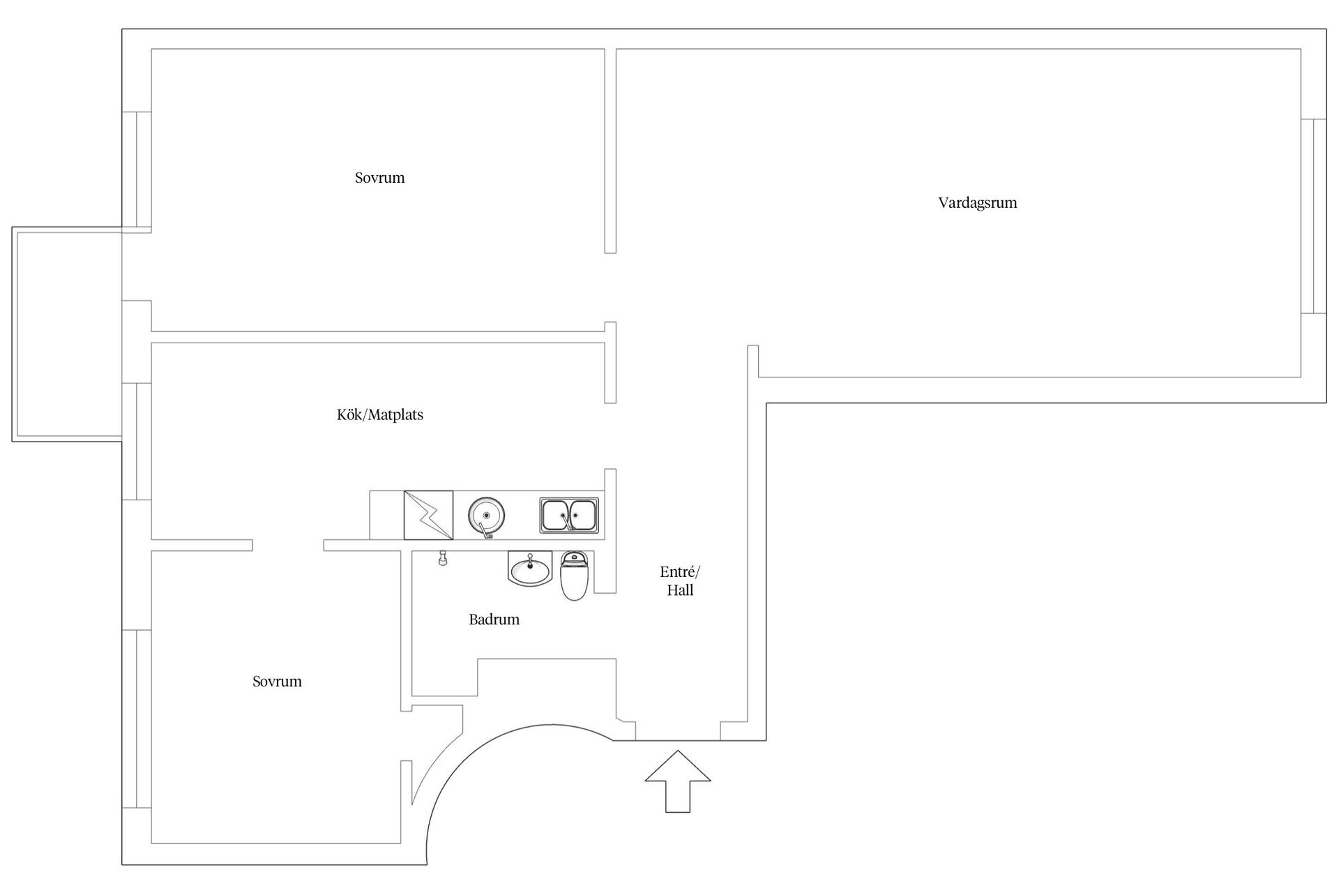 Bostadsrätt, Västerlånggatan 21B, Eslöv - Centralt, Eslöv