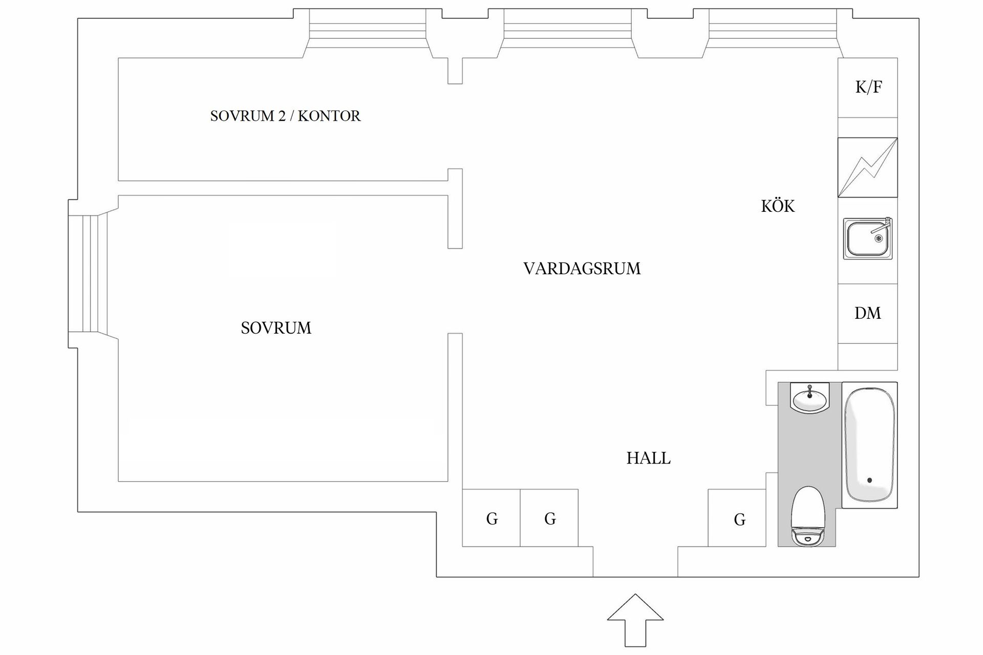 Bostadsrätt, Brännkyrkagatan 119, Södermalm Högalid, Stockholm