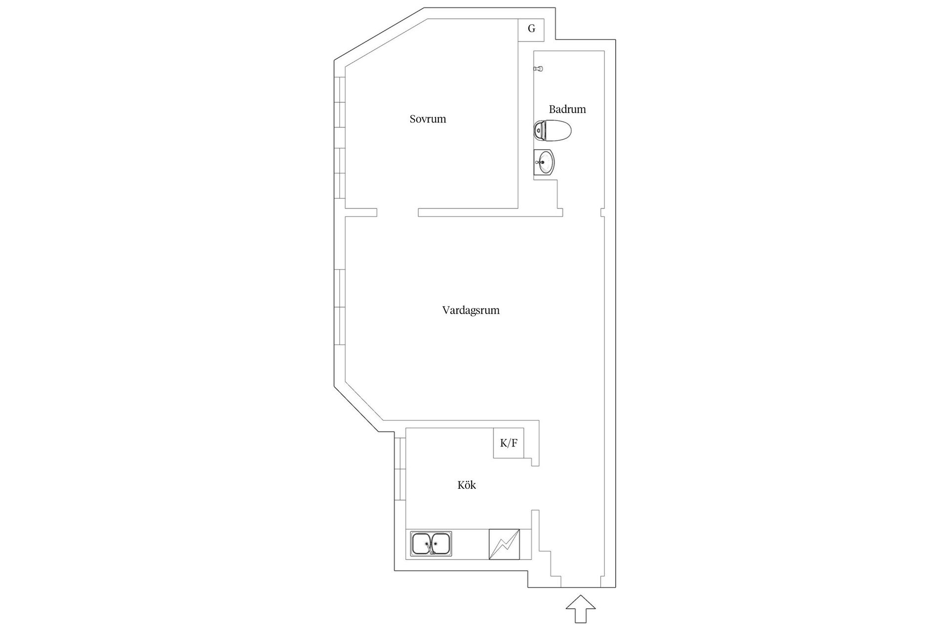 Bostadsrätt, Skånegatan 55A, Södermalm Katarina, Stockholm