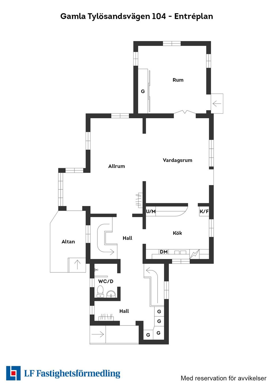 Villa, Gamla Tylösandsvägen 104, Söndrum, Halmstad