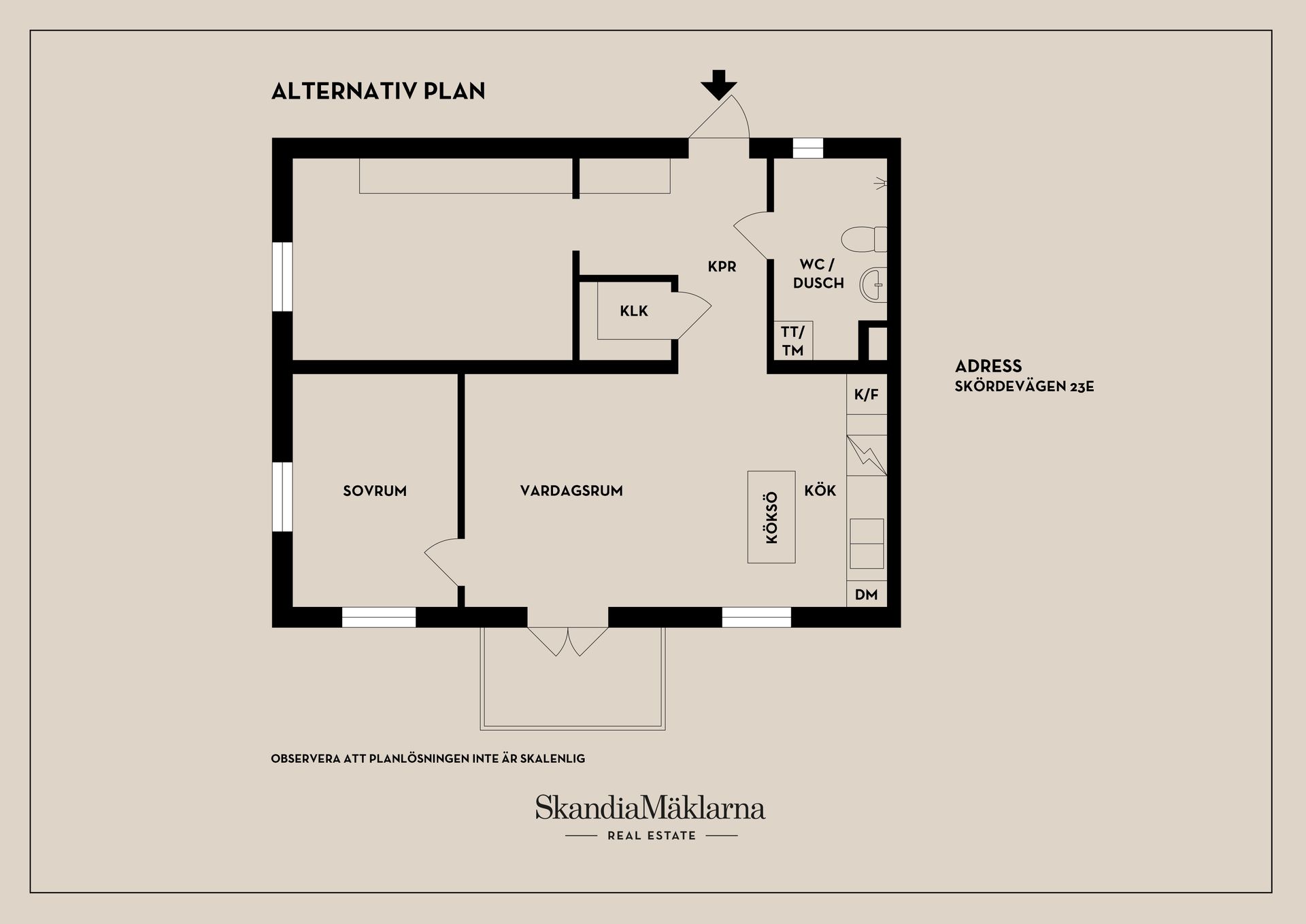 Bostadsrätt, Skördevägen 23E, Arnö, Nyköping