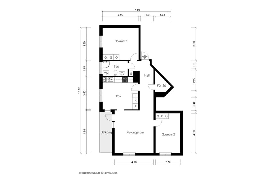 Bostadsrätt, Nävervägen 6, Furulund, Partille