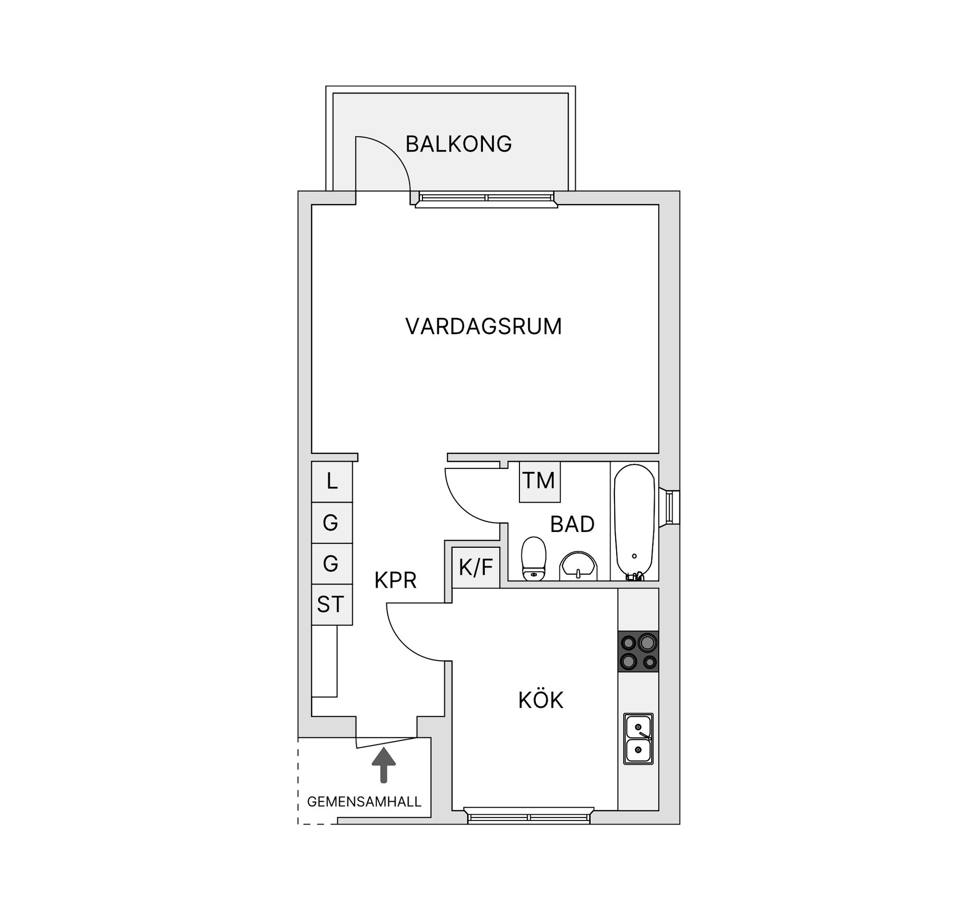 Bostadsrätt, Lokes väg 6, Ås, Krokom