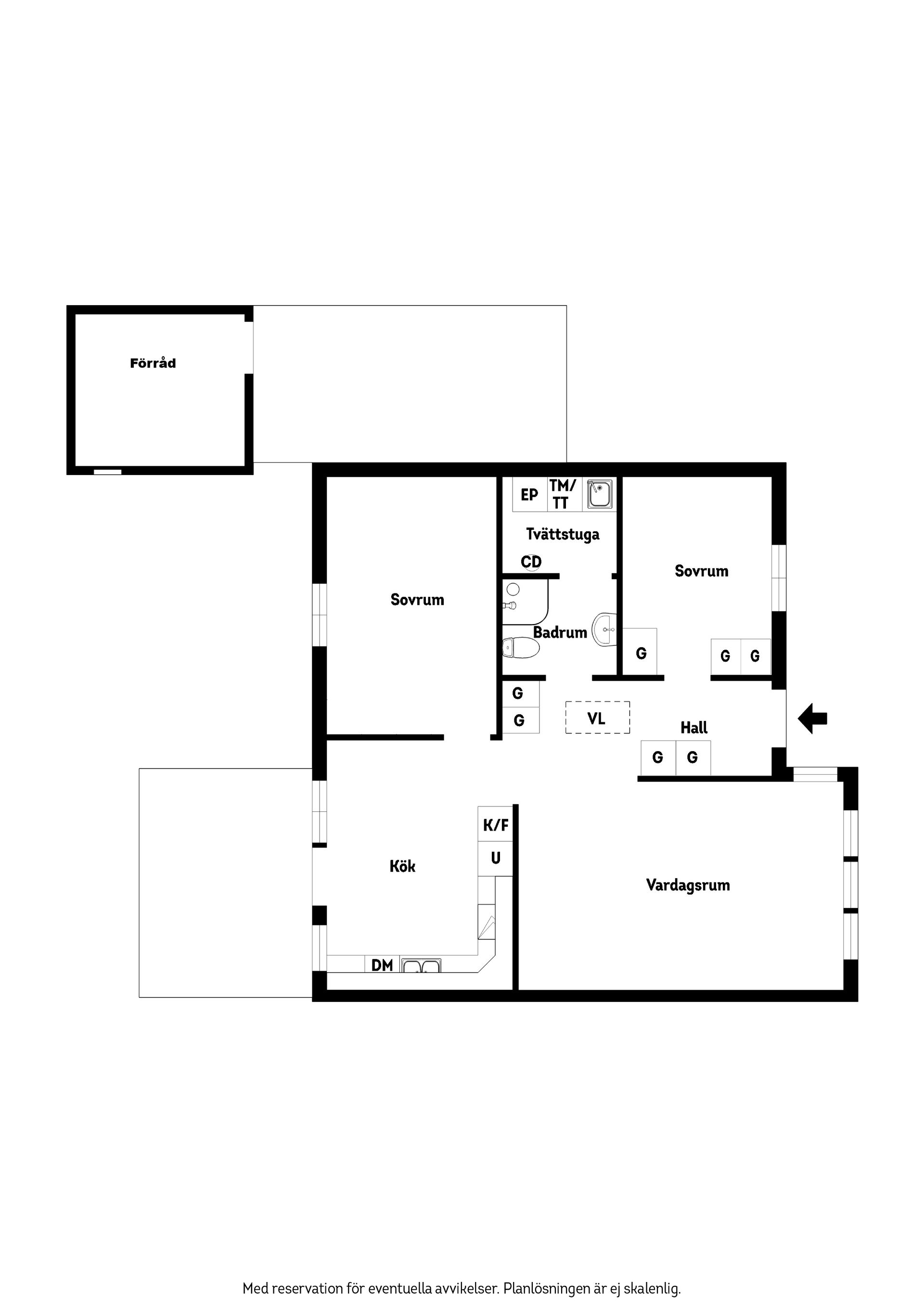 Bostadsrätt, Villa, Uttervägen 2, Hofterup, Kävlinge
