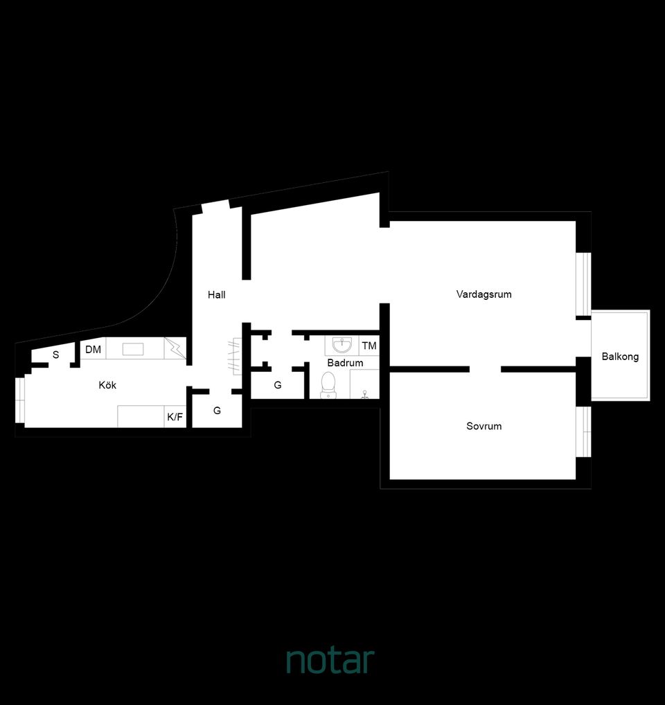 Bostadsrätt, Skvadronsgatan 8, Slottsstaden, Malmö