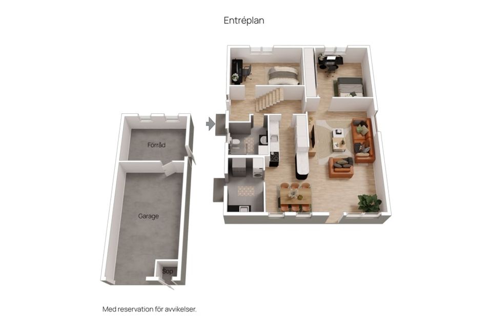 Radhus, Hasselvägen 18, Arenberga, Sigtuna