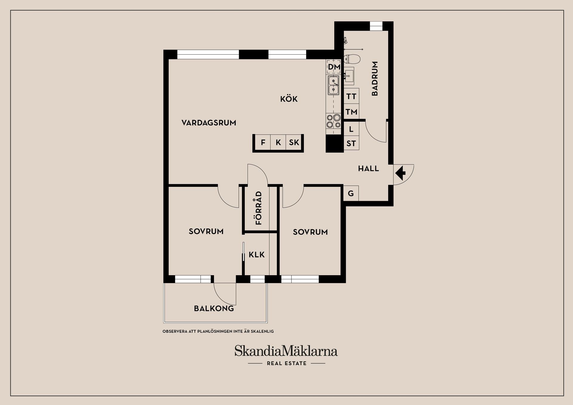Bostadsrätt, Herculesgatan 4, våning 6 av 6, Barkarbystaden, Järfälla