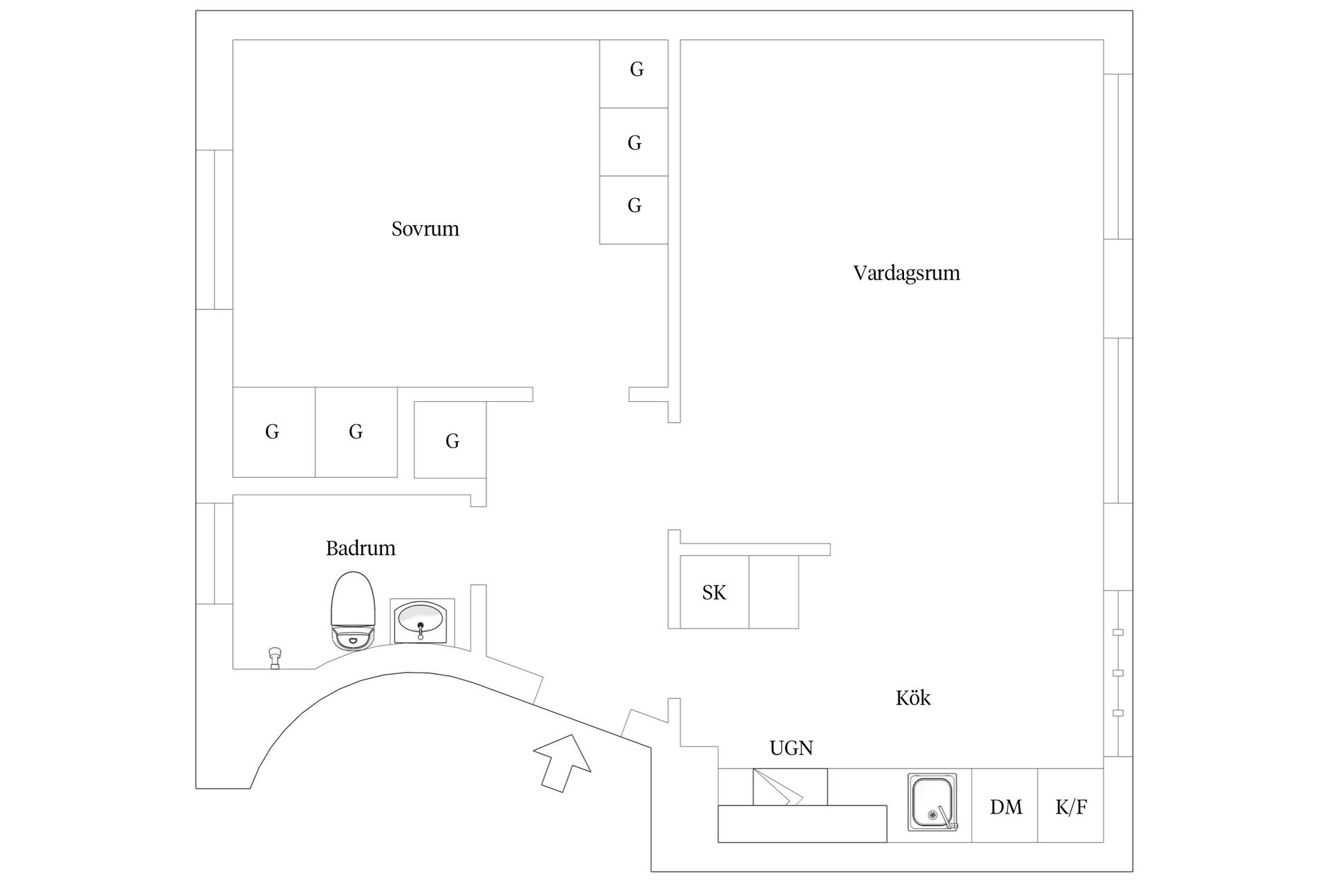 Bostadsrätt, Björkbacksvägen 32, Bromma - Johannesfred, Stockholm