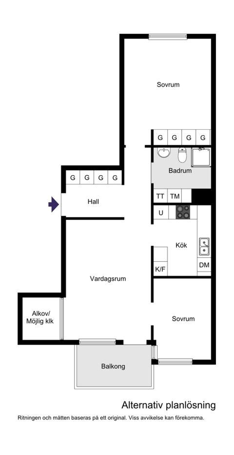 Bostadsrätt, Vinodlargatan 1, 3 tr!, Liljeholmskajen, Stockholm