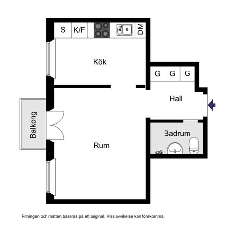 Bostadsrätt, Sannadalsvägen 6, Gröndal, Stockholm