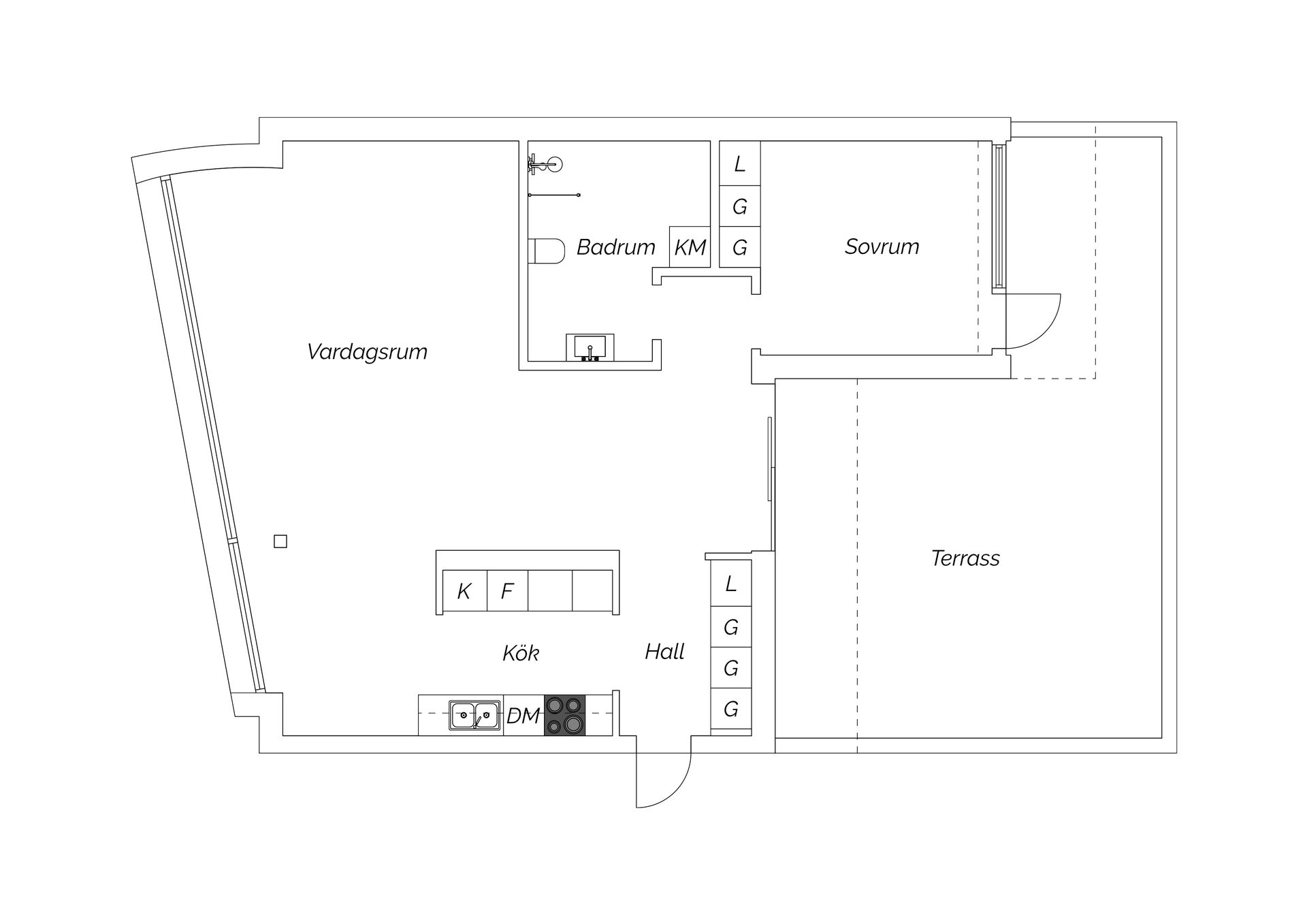 Bostadsrätt, Vimpelgatan 21, Västra Hamnen, Malmö
