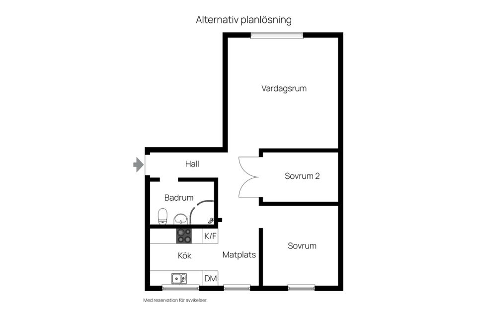 Bostadsrätt, Tranebergsvägen 42, Traneberg, Stockholm