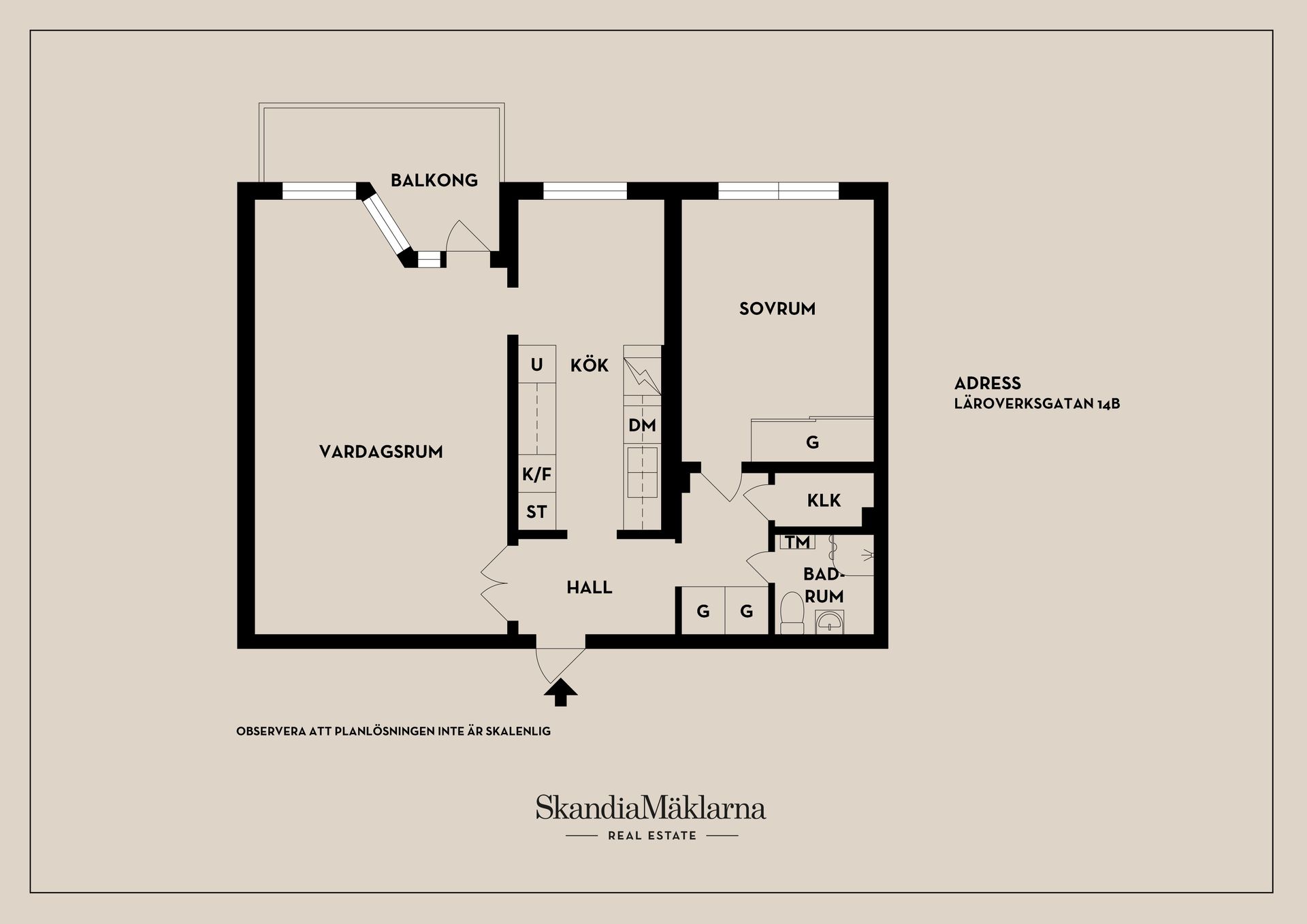 Bostadsrätt, Läroverksgatan 14B, Centrum, Örnsköldsvik