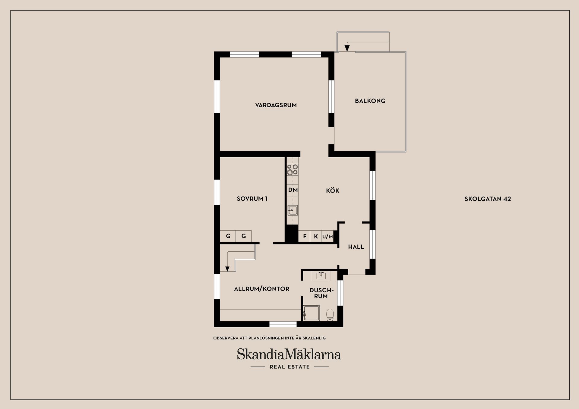 Villa, Skolgatan 42, Motala