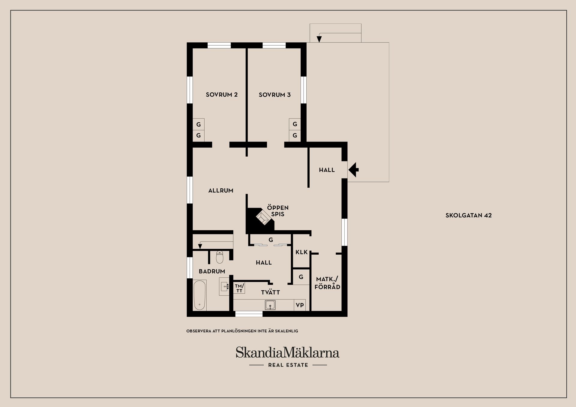 Villa, Skolgatan 42, Motala
