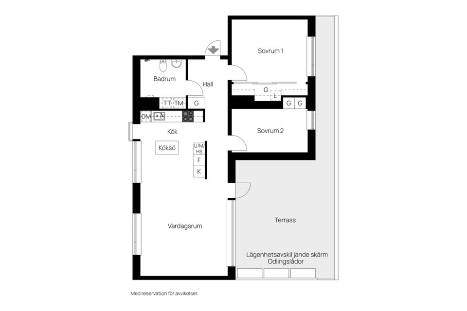 Bostadsrätt, Tranebergsvägen 15b, Traneberg, Stockholm