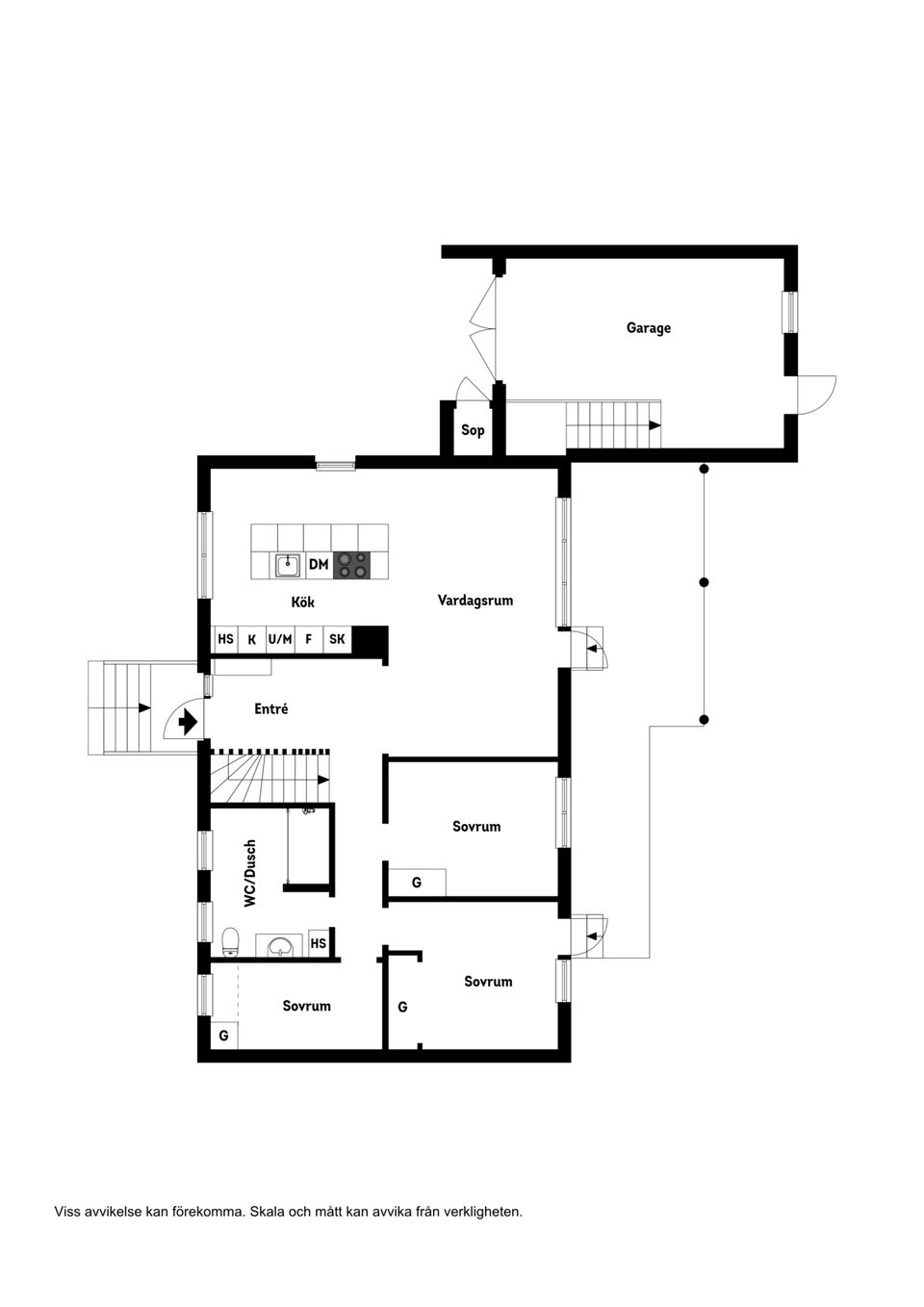Villa, Källebrovägen 31, Gemla, Växjö