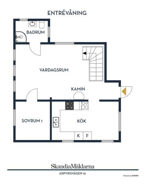 Villa, Aspviksvägen 10, Ålsta - Kungsängen, Upplands-Bro