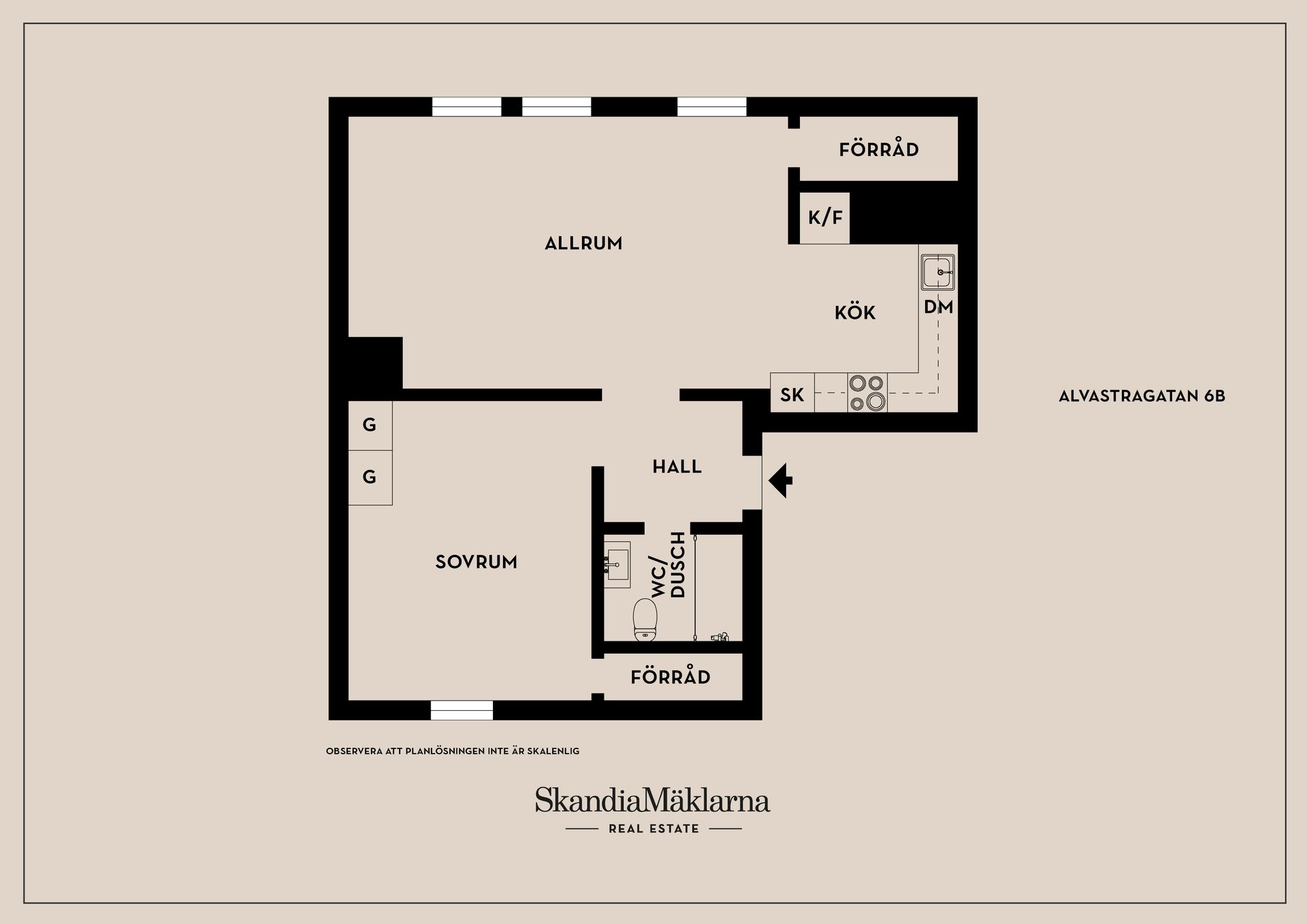 Bostadsrätt, Alvastragatan 6B, Gottfridsberg/Valla, Linköping