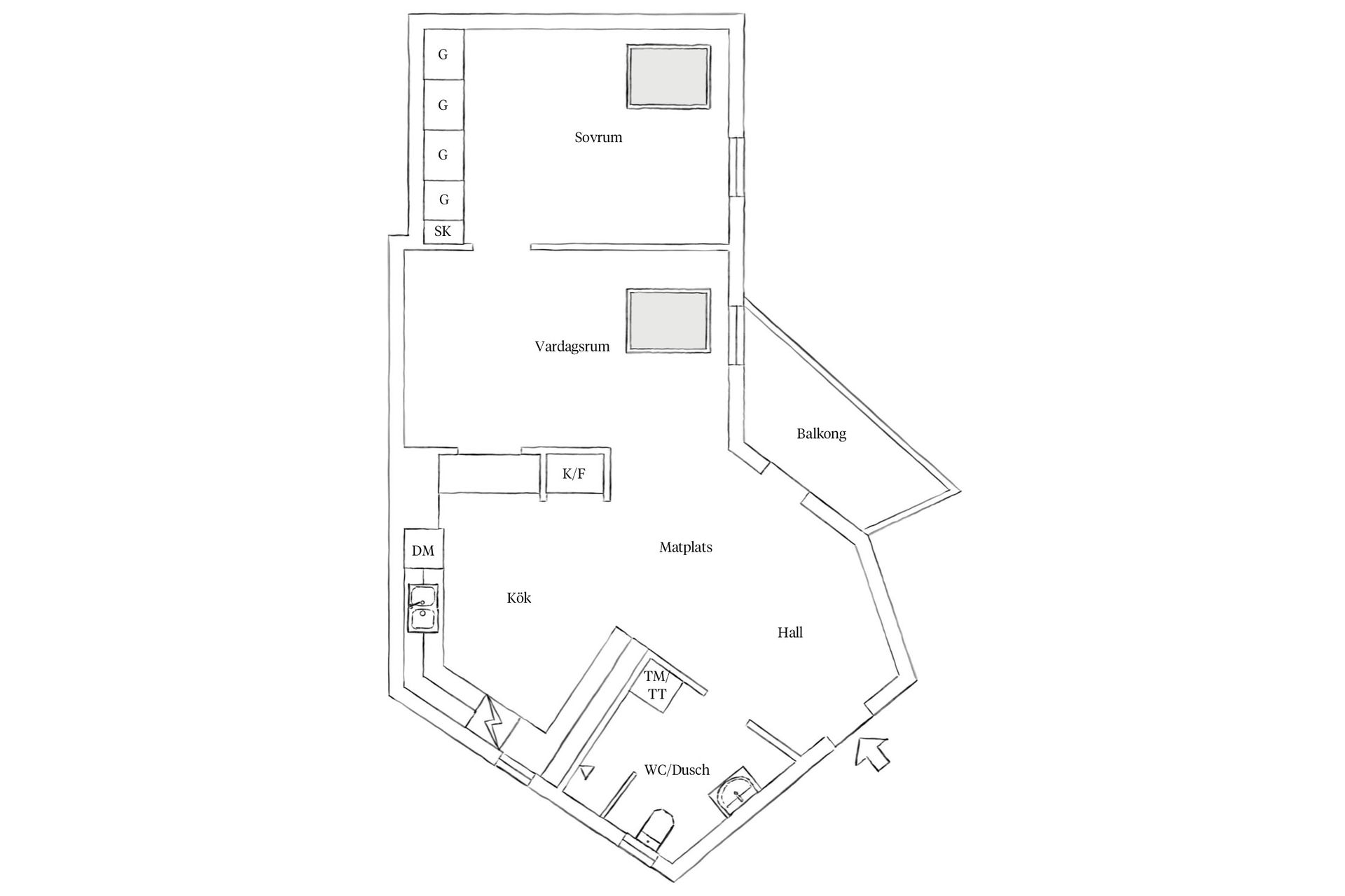 Bostadsrätt, Lilla Drottninggatan 4D, Inom Vallgraven, Göteborg