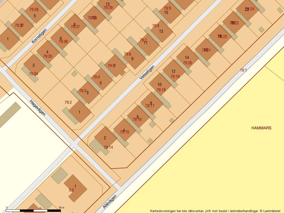 Villa, Radhus, Vetestigen 4, Haninge