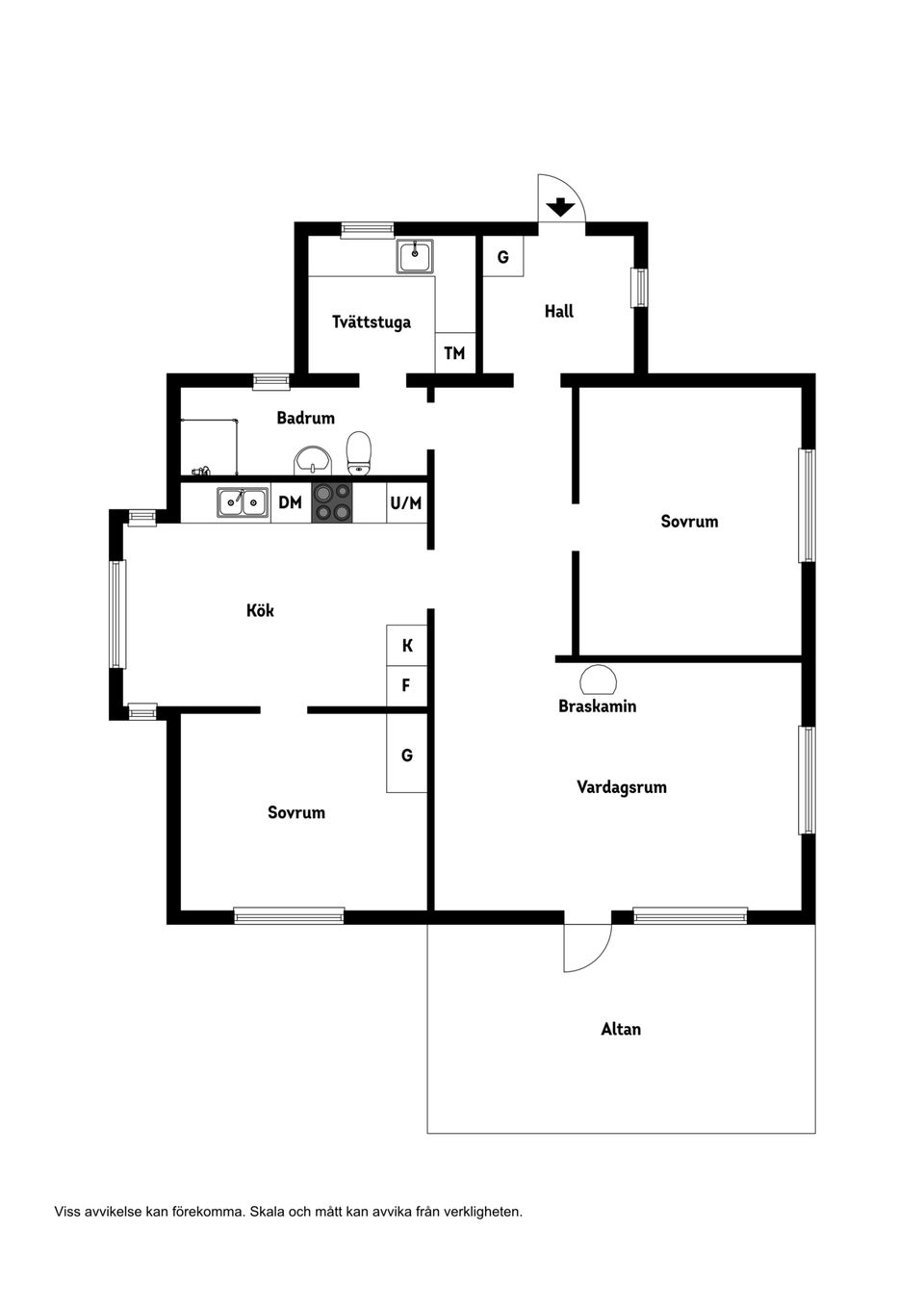 Villa, Småviltvägen 7, Kallax, Luleå