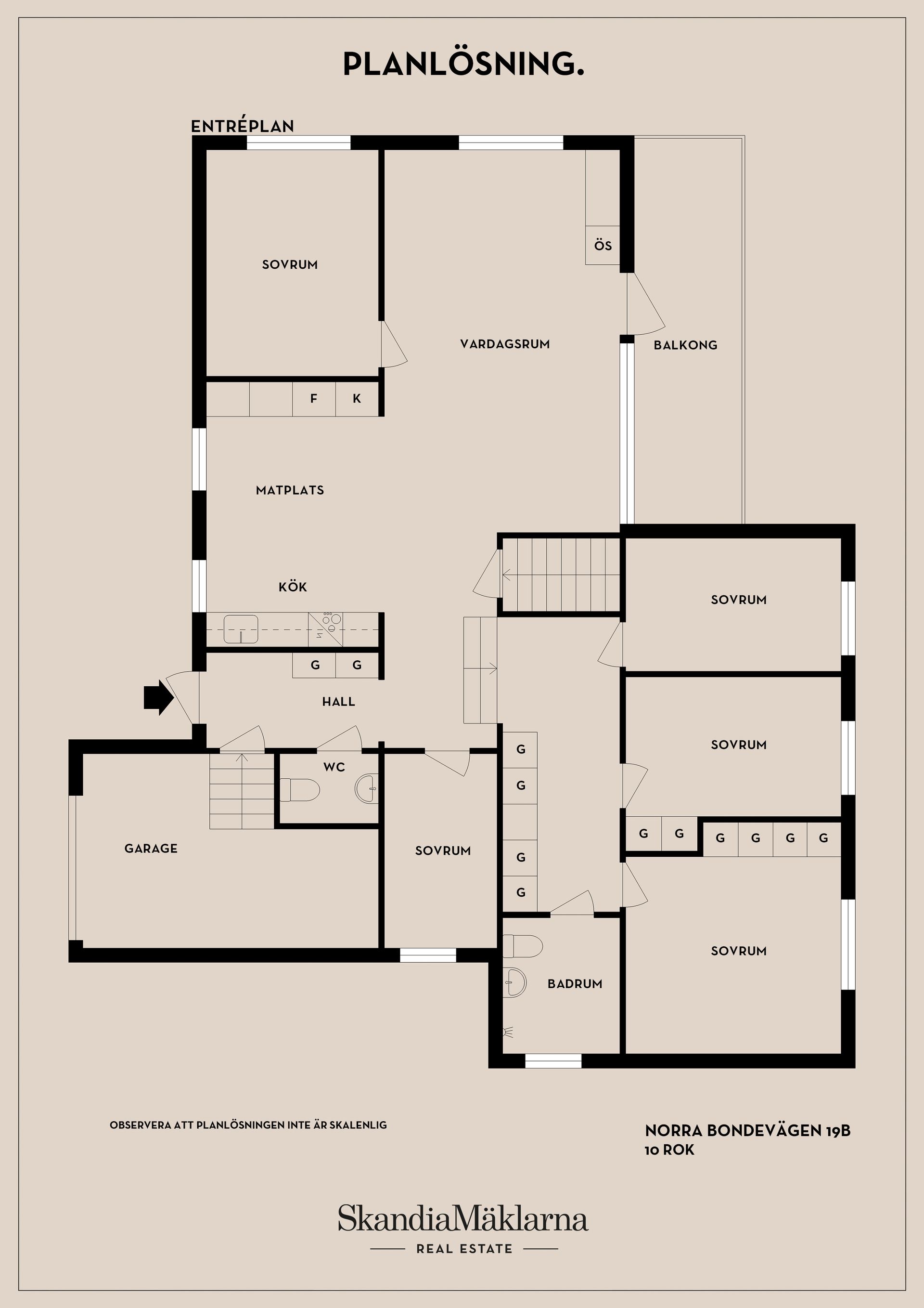 Villa, Norra Bondevägen 19B, Stortorp, Huddinge