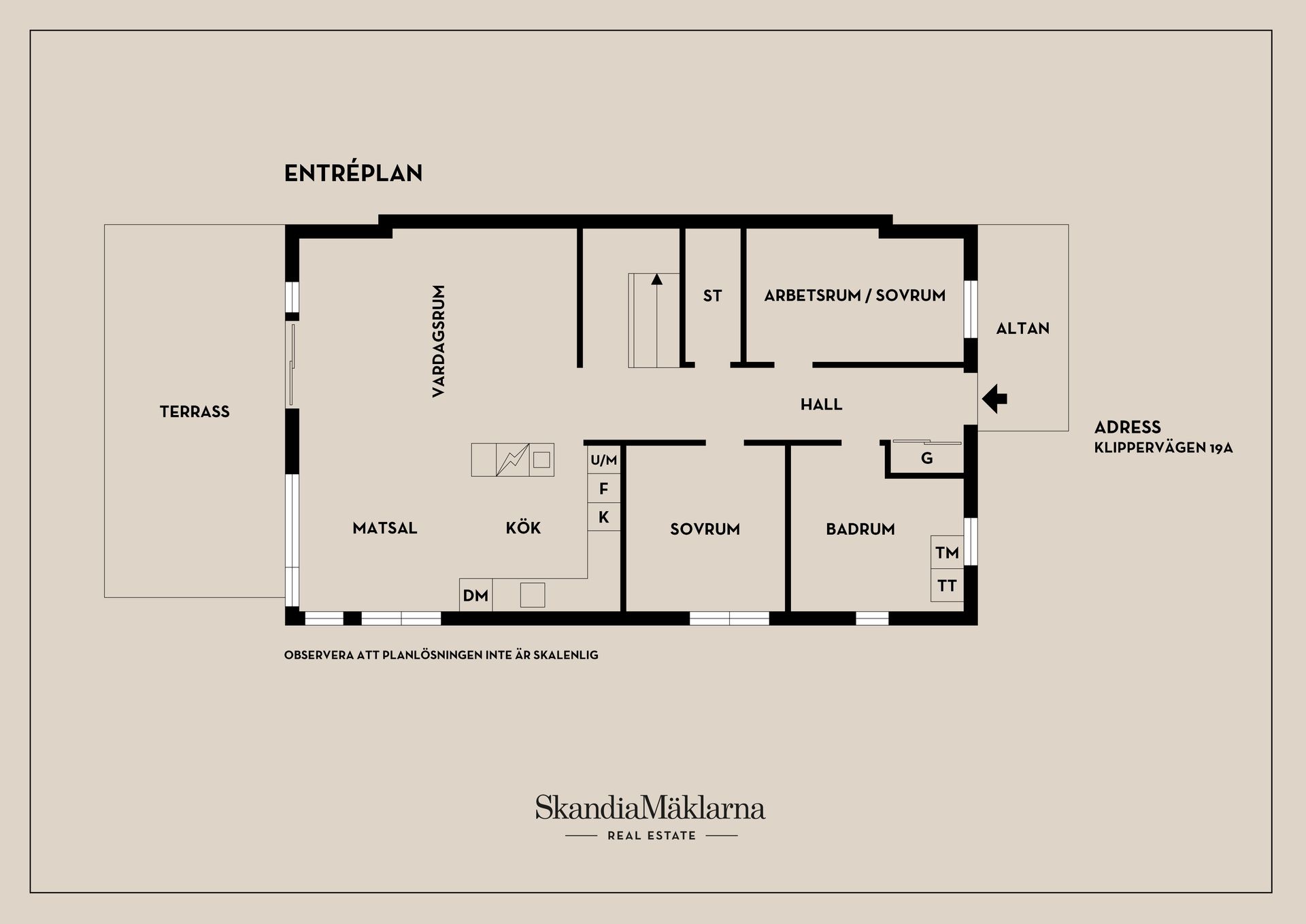 Radhus, Klippervägen 19A, Bredsand, Enköping
