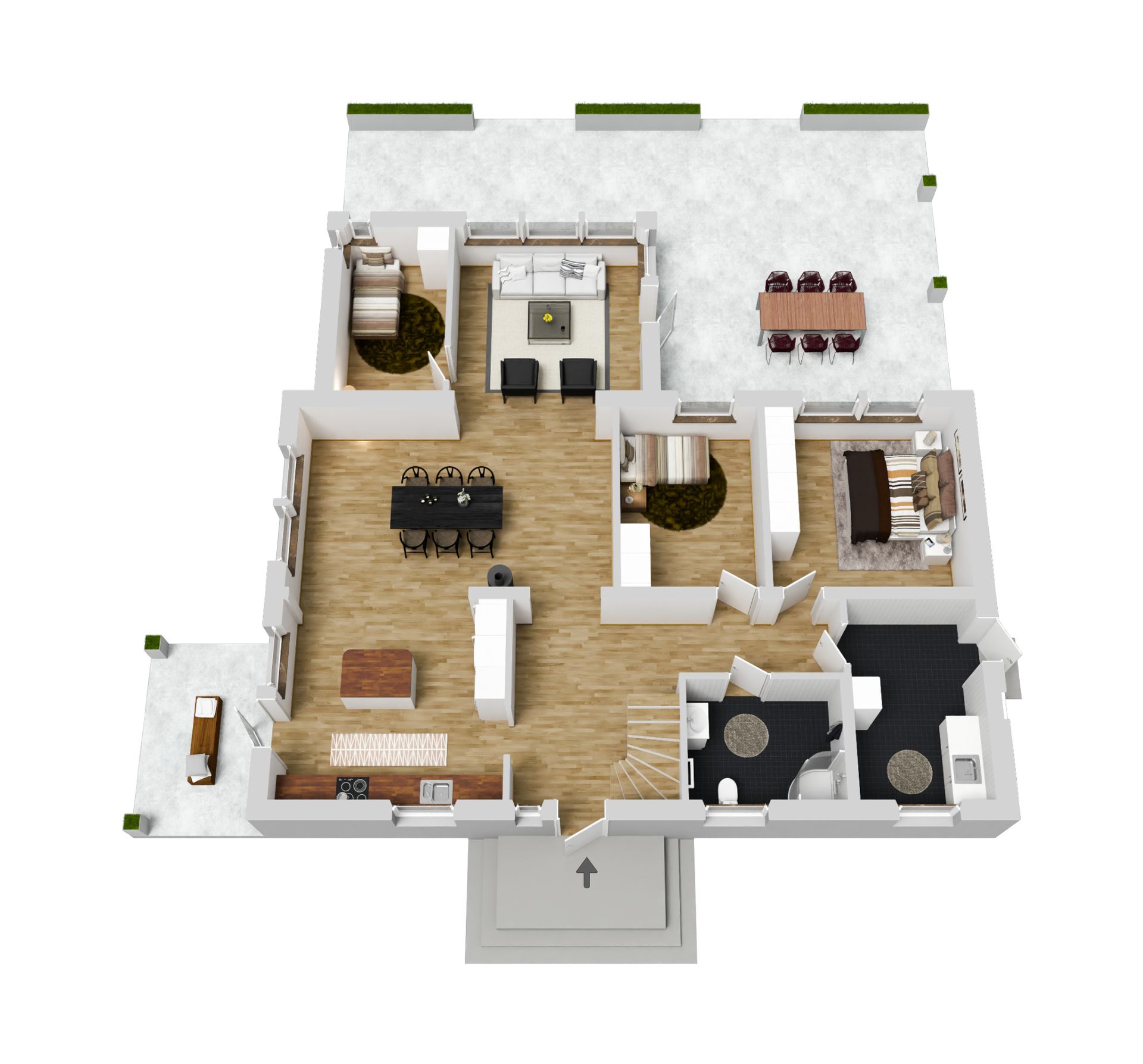Villa, Fjällrosvägen 24, Heden, Gällivare