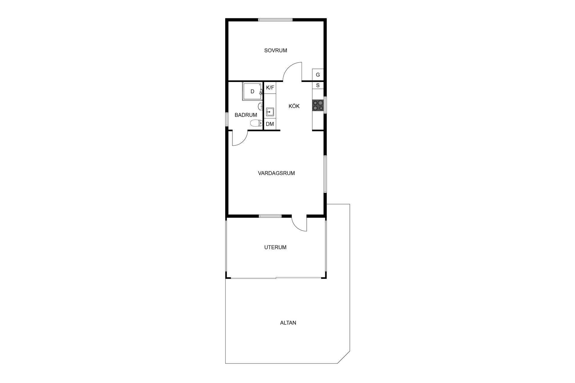 Bostadsrätt, Fritidshus, Ryrsjön 217, Göta, Lilla Edet