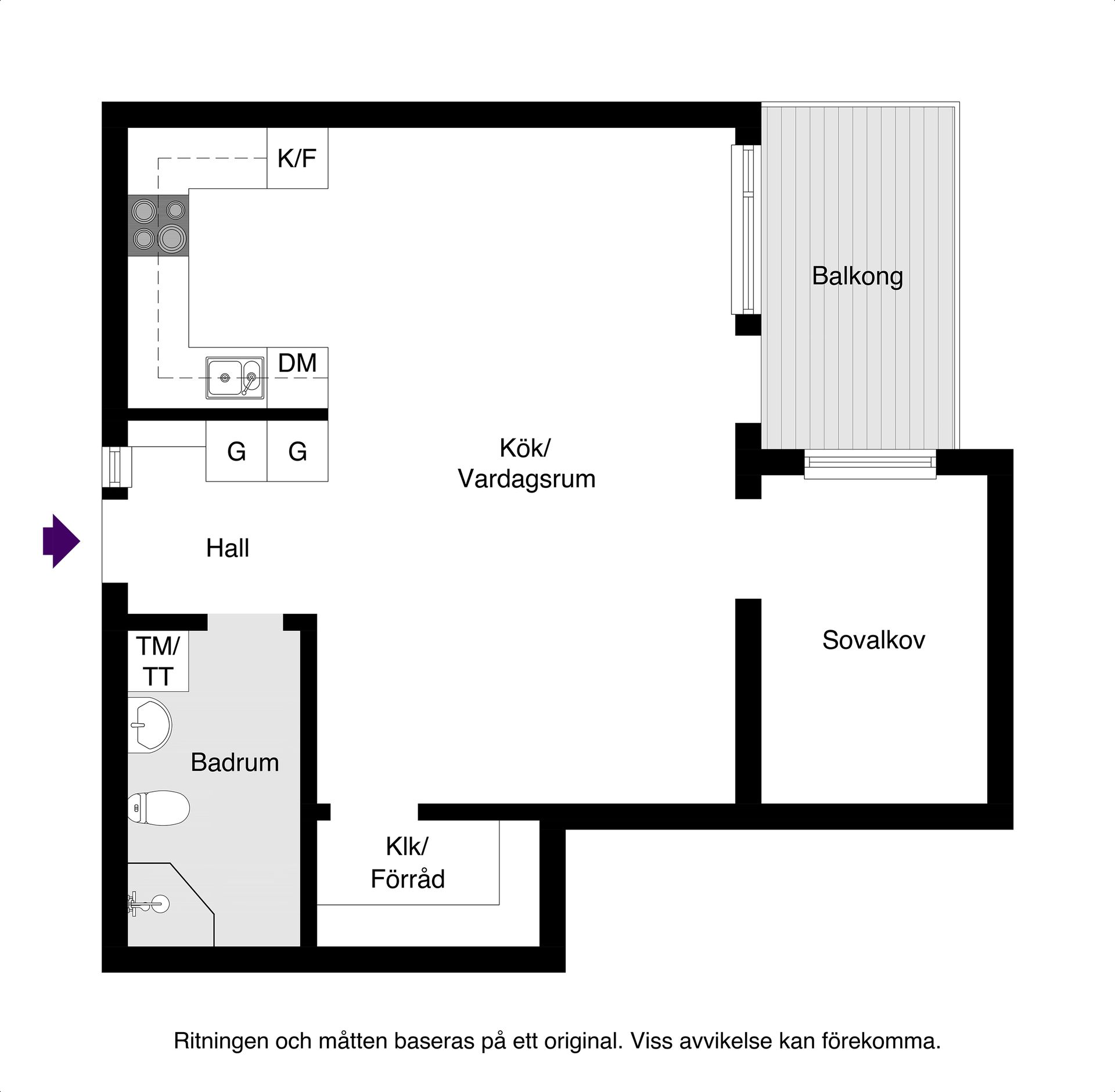 Bostadsrätt, Kungsängsgatan 57D, Kungsängen, Uppsala