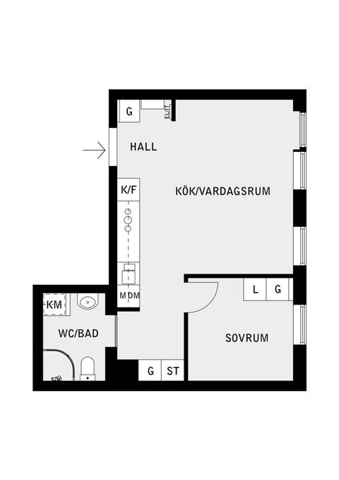 Bostadsrätt, Parkallén 20, Täby Park, Täby