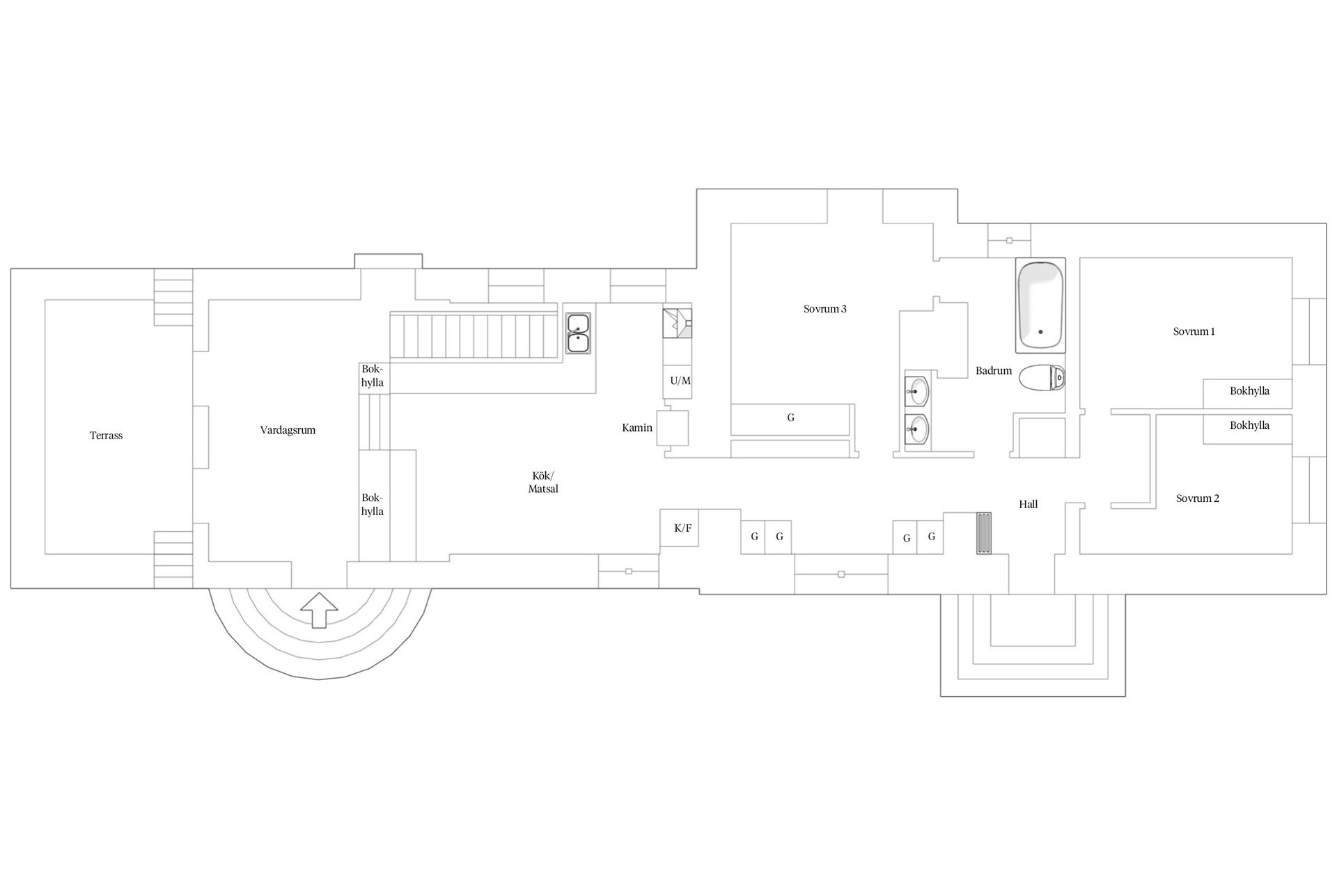 Villa, Klostergatan 14A, Strängnäs Centralt, Strängnäs