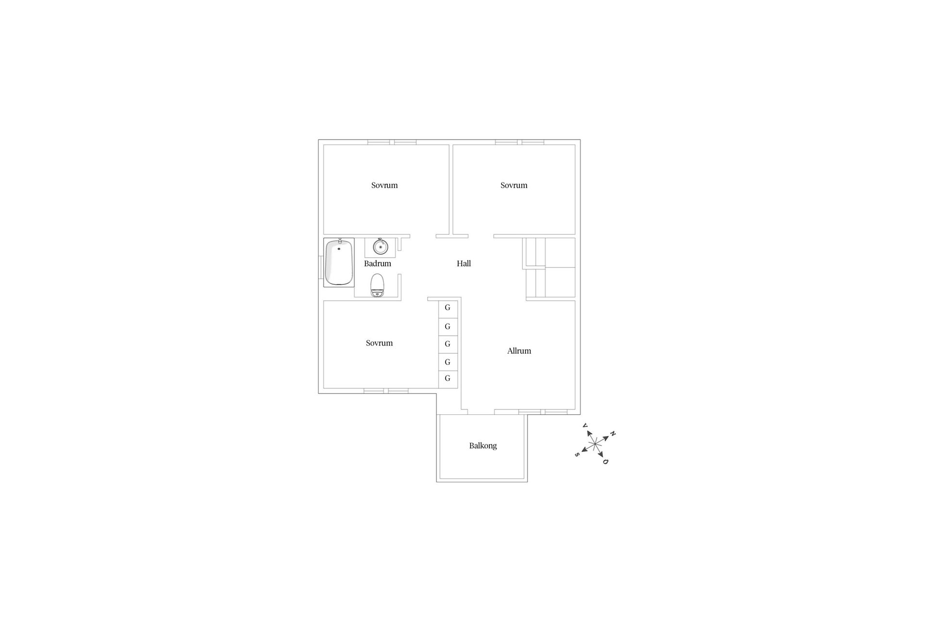 Villa, Radhus, Krattskogsvägen 20, Gerrebacka, Göteborg