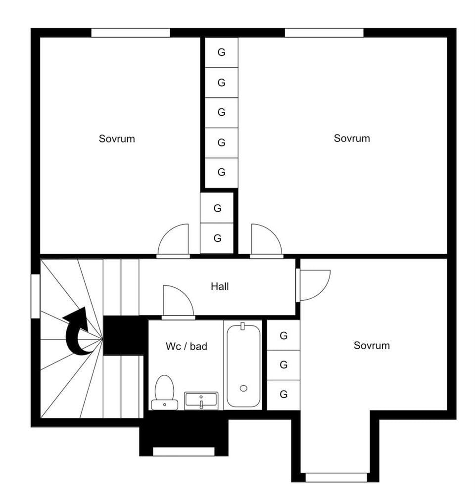 Radhus, Växthusvägen 9, Vega, Västerås