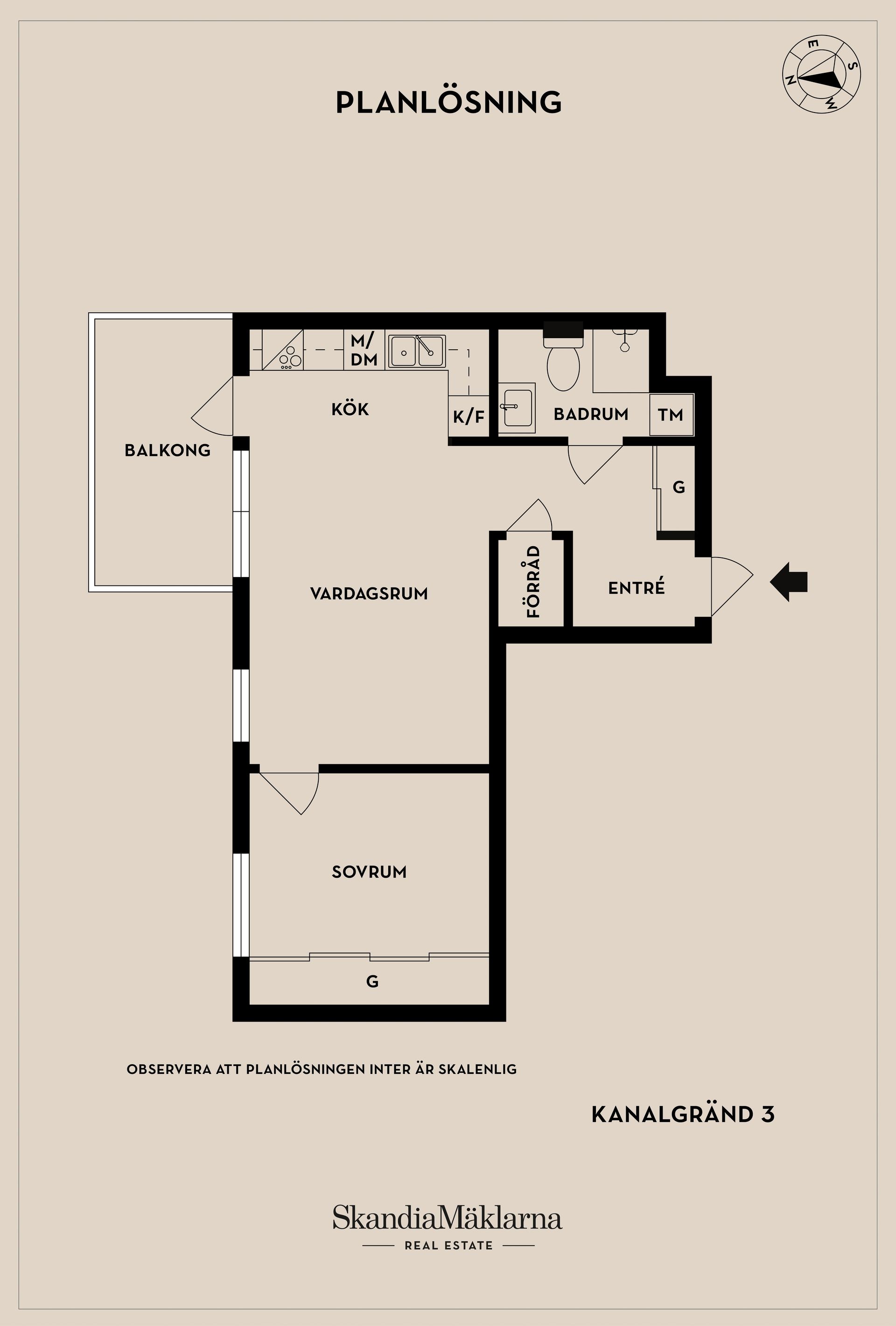 Bostadsrätt, Kanalgränd 3, Oceanhamnen, Helsingborg