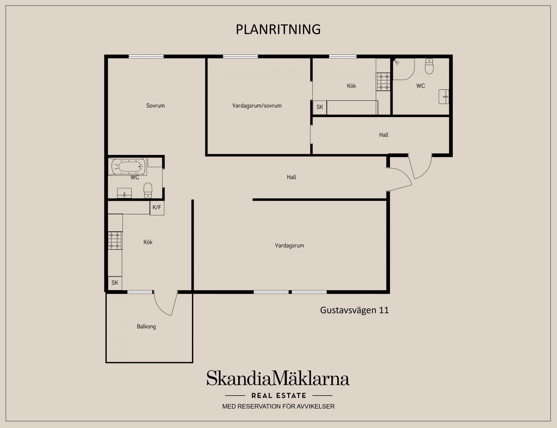 Bostadsrätt, Gustavsvägen 11, Ersmark, Skellefteå