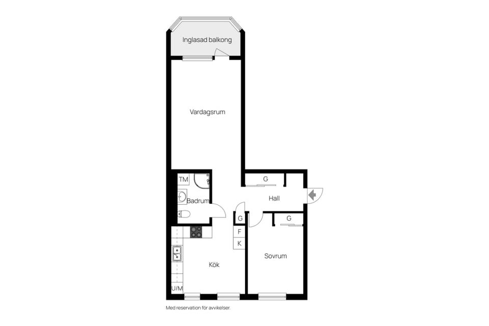Bostadsrätt, Stengatan 42, Södertorn, Oskarshamn