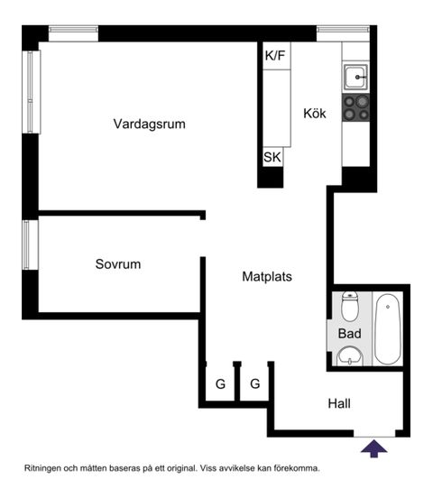 Bostadsrätt, Luxgatan 13, Lilla Essingen, Stockholm